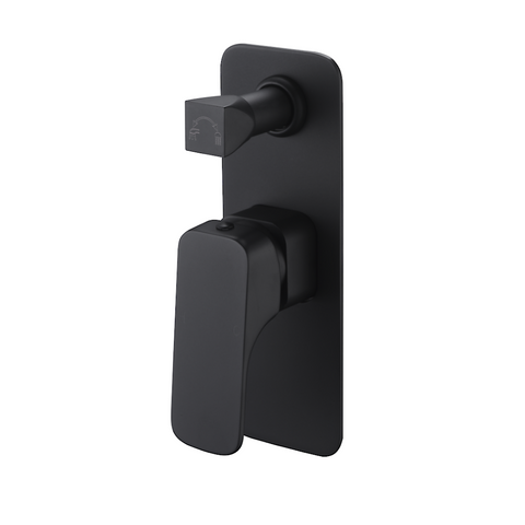 P&P Eden Wall Mixer with Diverter Matte Black PSL3002-B