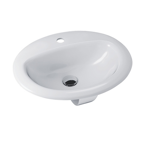 Fienza Stella Inset Basin 1th White RB405-1