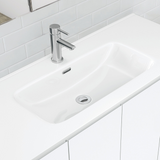 Fienza Joli Hampton 900mm Wall Hung Vanity Unit White JOL90T