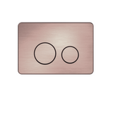 Nero Toilet Push Plate In Wall Brushed Bronze NRPL001BZ
