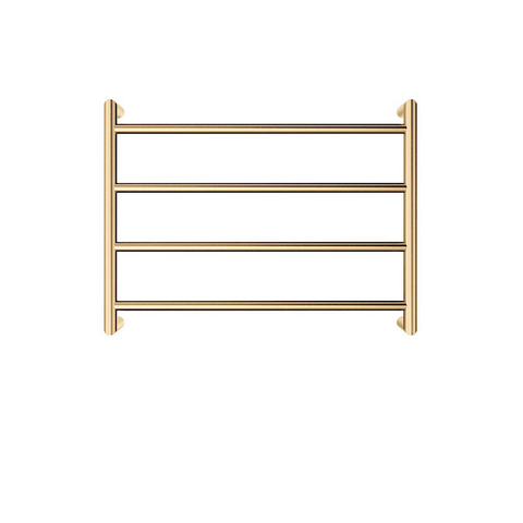 Fienza Kaya Heated Towel Ladder 600x450mm 4 Bars Urban Brass 8286045UB