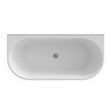 Decina Alegra Back to Wall Freestanding Bath 1700x800x600mm - White AG1700W
