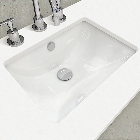 Fienza Crystal Pure Undermount Stone Top, Fingerpull Satin Black 750mm (Right Drawers) Vanity Unit with Kickboard SC75ZBKR