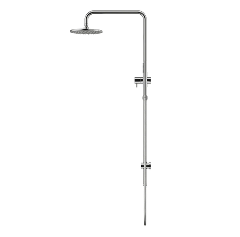 Meir Outdoor Shower Combination Stainless Steel MZ1004N-R-SS316