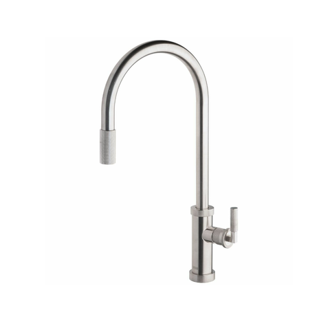 Abey Armando Vicario Urban D Pull Out Sink Mixer Brushed Nickel 400728BN