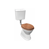 Johnson Suisse Colonial Feature Linked Toilet Oak Seat J2050.J2401- OAK SEAT