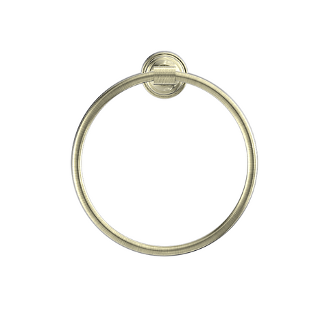 Nero York Towel Ring Aged Brass NR6980AB