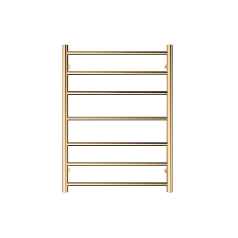 Fienza Isabella Heated Towel Ladder 600x800mm 7 Bars Urban Brass 8276080UB