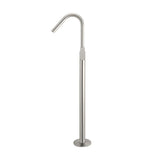 Meir Round Freestanding Bath Spout and Hand Shower Brushed Nickel MB09PD-PVDBN