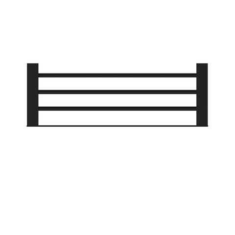 Nero Celia Towel Rack Matte Black NR4689MB