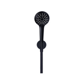 Meir Round Hand Shower on Fixed Bracket Matte Black MZ08