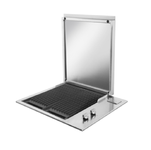 Artusi BBQ Flat 60cm Lid Only (Suit Model ABBQM3) 316 Stainless Steel ABBQMF3