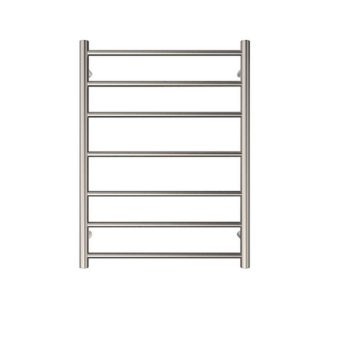 Fienza Isabella Heated Towel Ladder 600x800mm 7 Bars Brushed Nickel 8276080BN
