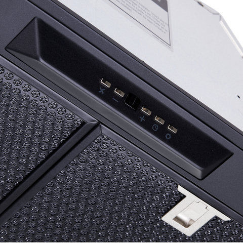 Schweigen Silent Undermount Rangehood 600mm (900m3/hr) Matte Black UM1170-6BST