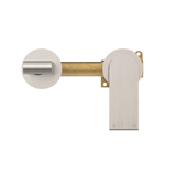 Nero Bianca Wall Basin Mixer Seperate Back Plate Brushed Nickel NR321509EBN