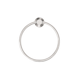 Nero Mecca Hand Towel Ring Brushed Nickel NR1980BN