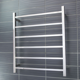 Radiant Polished 700 x 1130mm Square Non Heated Towel Rail SLTR02-700