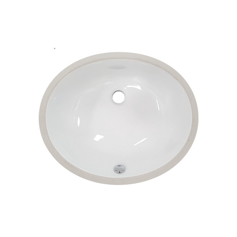 Fienza Undermount Ceramic Basin Karmen White (2530541273148)