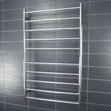 Radiant Polished 750 x 1200mm Round Heated Towel Rail (Right Wiring) RTR04RIGHT