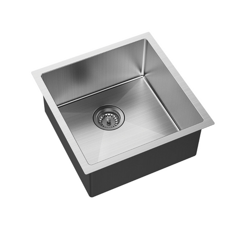 Fienza Hana Single Kitchen 32L Sink Kit Stainless Steel 68401-KIT
