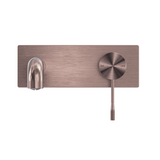 Nero Opal Wall Basin/Bath Mixer Brushed Bronze NR251907aBZ