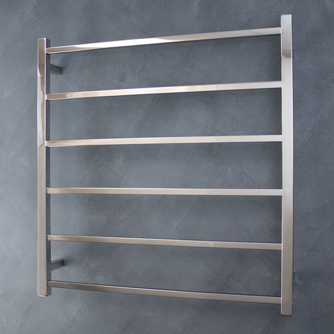 Radiant Polished 800 x 830mm Square Non Heated Towel Rail SLTR01-800