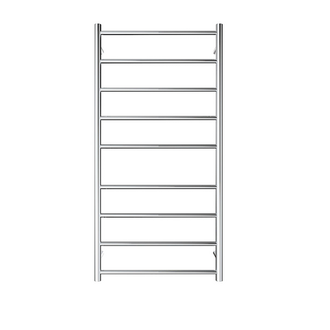 Fienza Isabella Heated Towel Ladder 600x1200mm 9 Bars Chrome 82760120