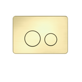 Nero Toilet Push Plate In Wall Brushed Gold NRPL001BG
