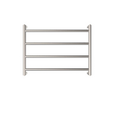 Fienza Kaya Heated Towel Ladder 600x450mm 4 Bars Brushed Nickel 8286045BN