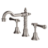 Fienza Lillian Lever Basin Set Brushed Nickel 339101NN