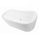 Decina Cool Freestanding Bath 1500x750x580mm White CO1500W