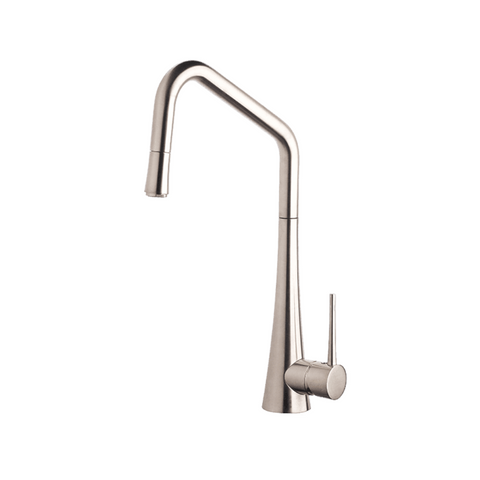 Abey Armando Vicario TINK-D Sidelever Pull Out Sink Mixer Brushed Nickel TINKD-BN