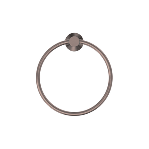 Nero Mecca Hand Towel Ring Brushed Bronze NR1980BZ