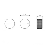 Phoenix Axia Wall Top Assemblies 15mm Extended Spindles Chrome 117-0670-00