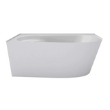 Decina Natalia 1700 Left Back to Wall Freestanding Bath White NA1700LW