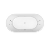 Decina Elisi 1700 Contour Spa Bath (14 Jets) White EI1700FSCNW