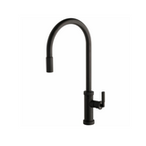 Abey Armando Vicario Urban D Pull Out Sink Mixer Black 400728B