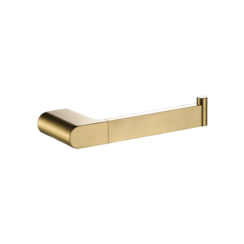 P&P Flores Toilet Roll Holder Brushed Gold 55304-BG