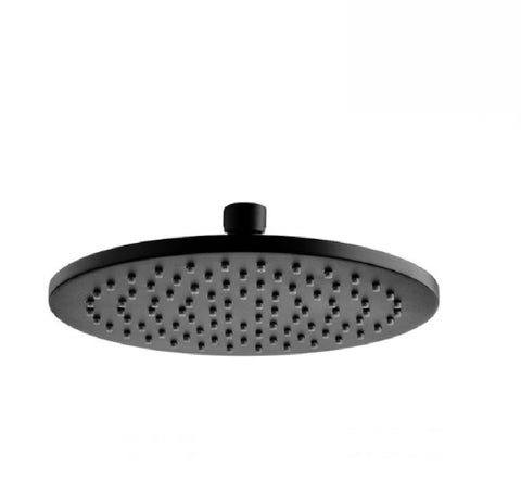 Fienza Round Starry Shower Head 200mm Matte Black (2530547171388)