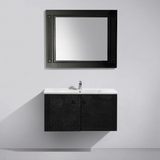 Belbagno Atria Neo II Wall Hung or with legs Vanity 860x470x500mm Black Pattern ATR-850-DO-BP