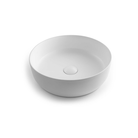 Seima Aurora Ceramic Basin 385 White Silk Matte Finish 192031