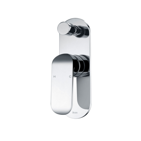 Ikon Kara Wall Mixer with Diverter Chrome HYB11-501