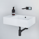 Phoenix Zimi Wall Basin / Bath Mixer Set 200mm (handles sold separately) Matte Black 116-7813-10