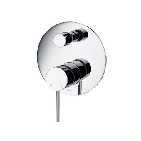 Ikon Hali Wall Mixer with Diverter Chrome HYB88-501