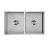 P&P Cora Above or Undermount Sinks 750x440x200mm Stainless Steel PR4034ND