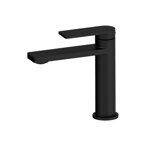 P&P Ruki Basin Mixer Matte Black PBS2001MB