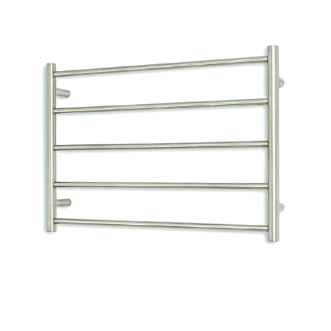 Radiant Brushed 750 X 550mm Round Non Heated Towel Rail BRU-LTR03-750