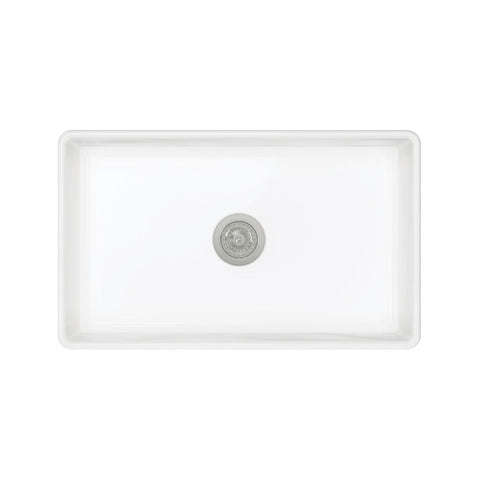 Fienza Olivia Single Butler Medium 765x455x255mm Sink White 68705