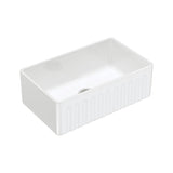 Fienza Olivia Single Butler Medium 765x455x255mm Sink White 68705