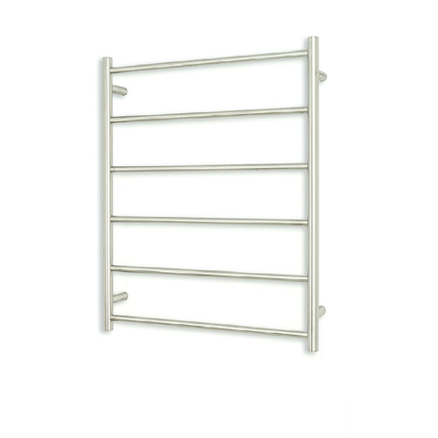 Radiant Brushed 700 x 830mm Round Non Heated Towel Rail BRU-LTR01-700